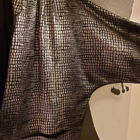 Vintage blazer, silver and black - Picture 3 of 5